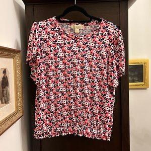 Michael Kors Floral Print Blouse